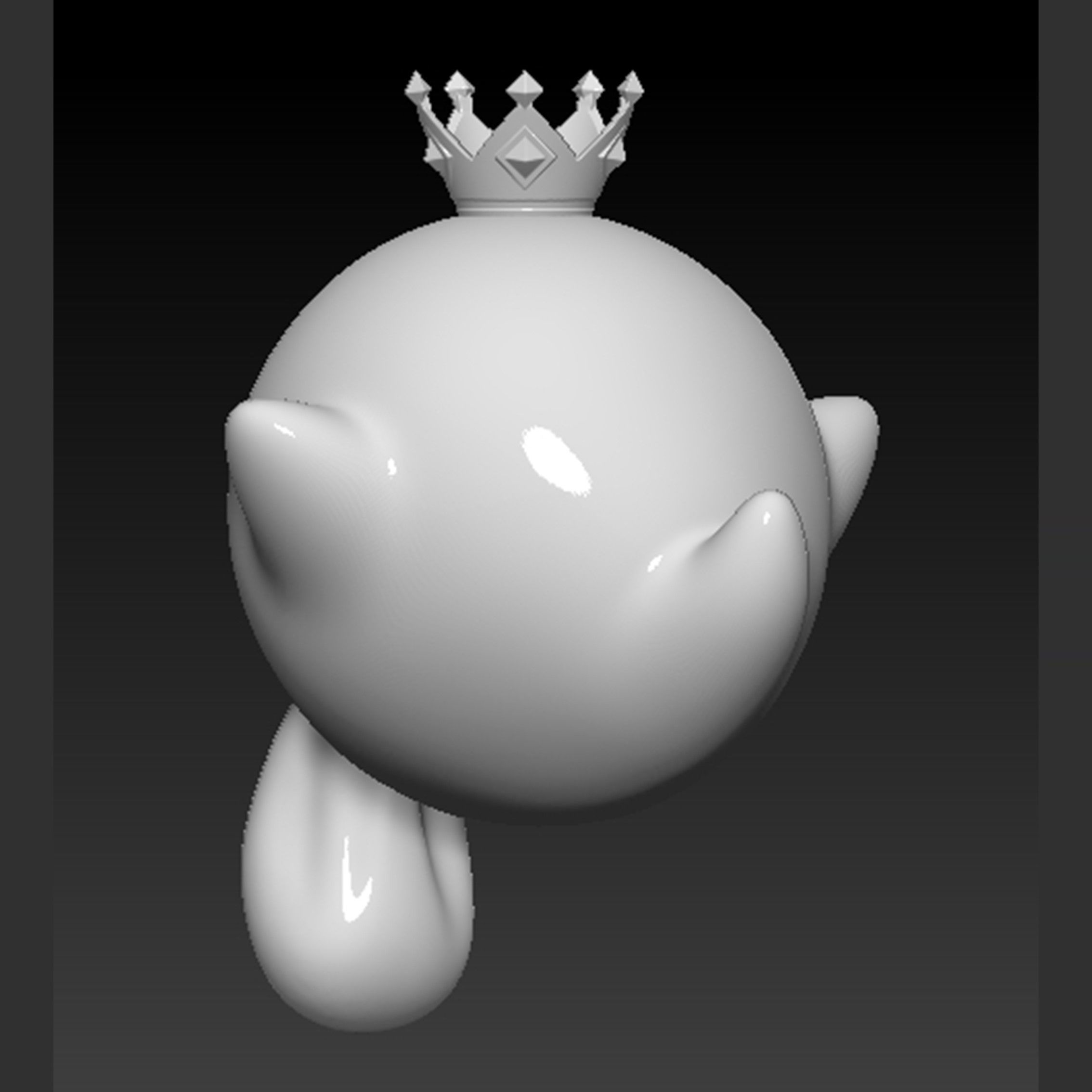 King Boo Ghost Mario 3D print model_7