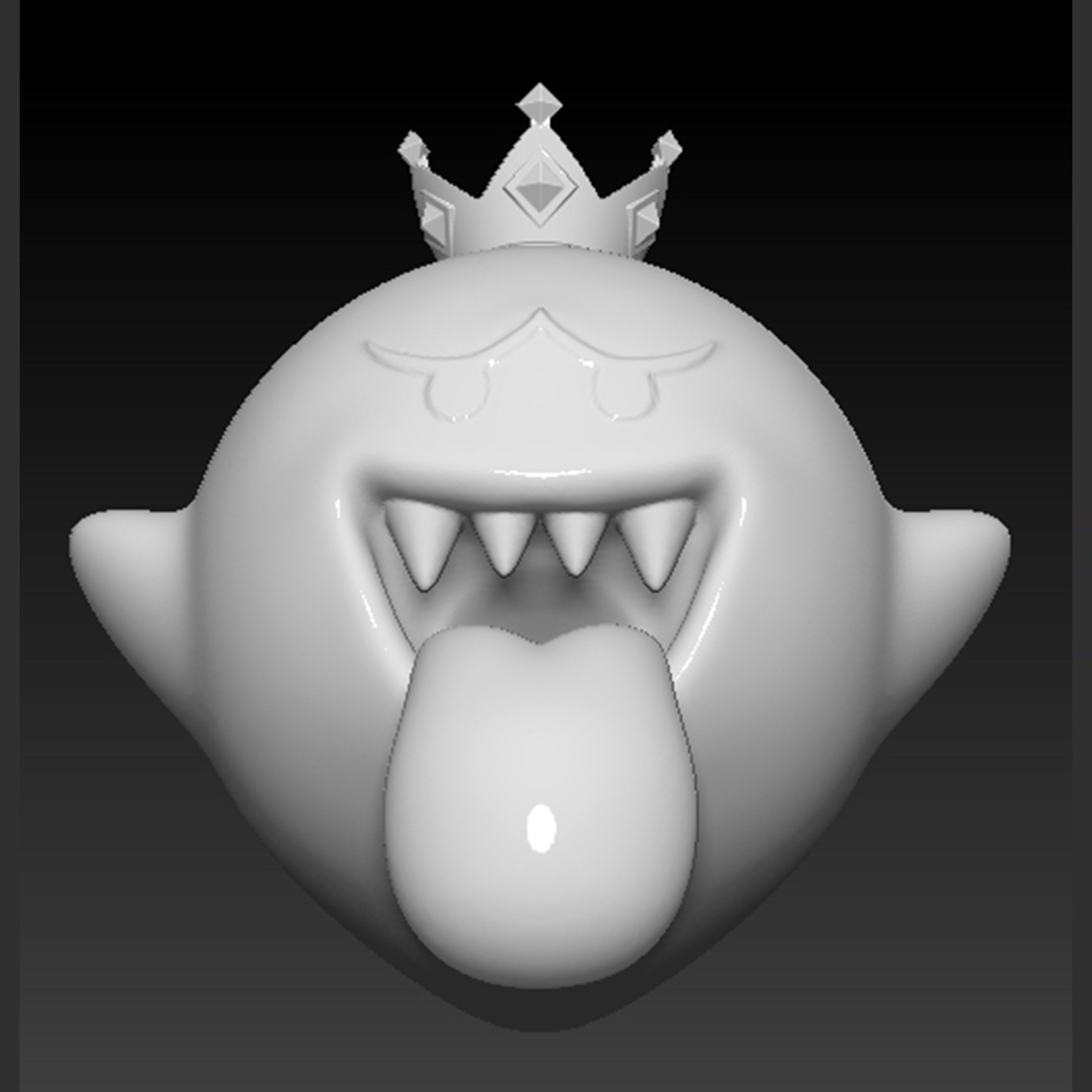 King Boo Ghost Mario 3D print model_15