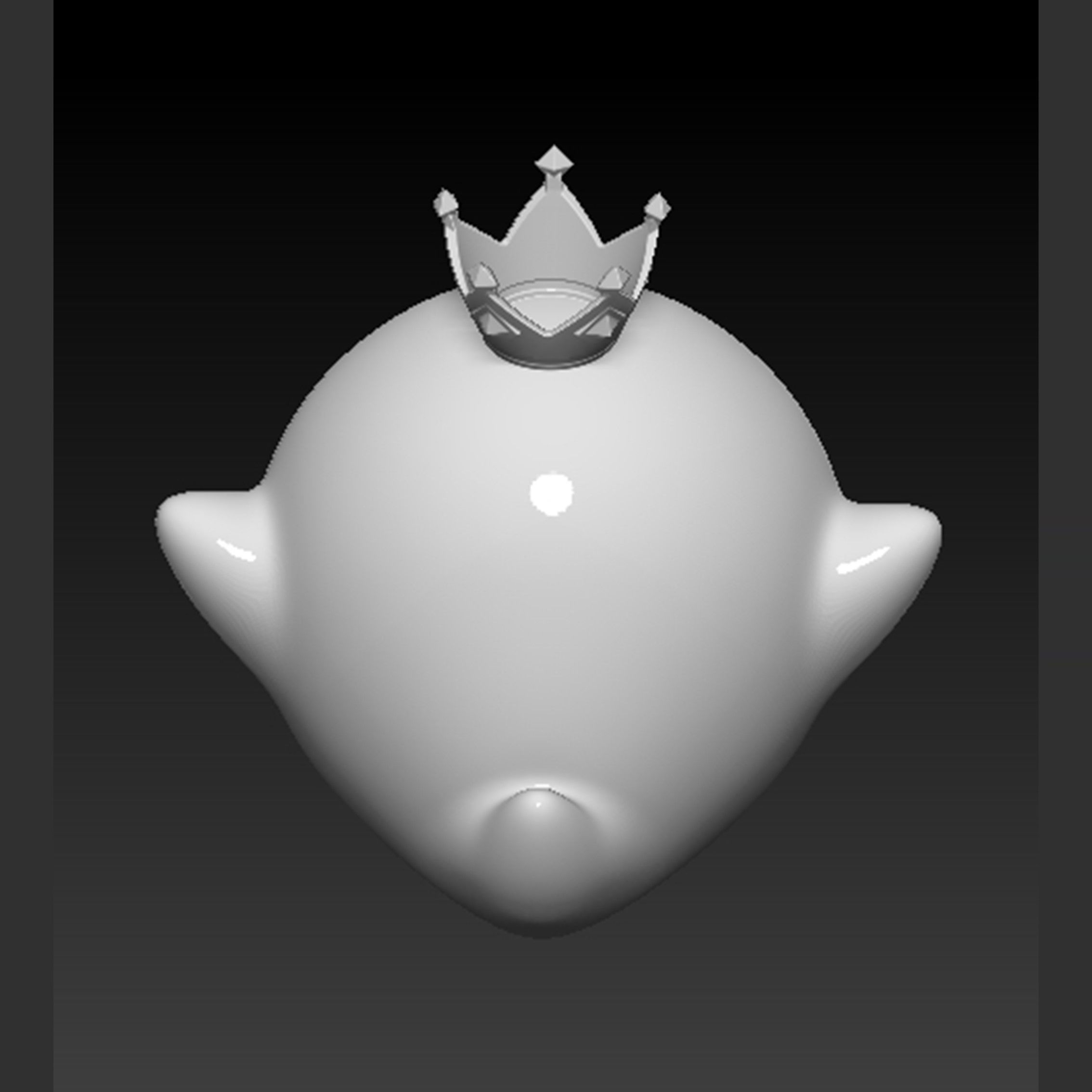 King Boo Ghost Mario 3D print model_11