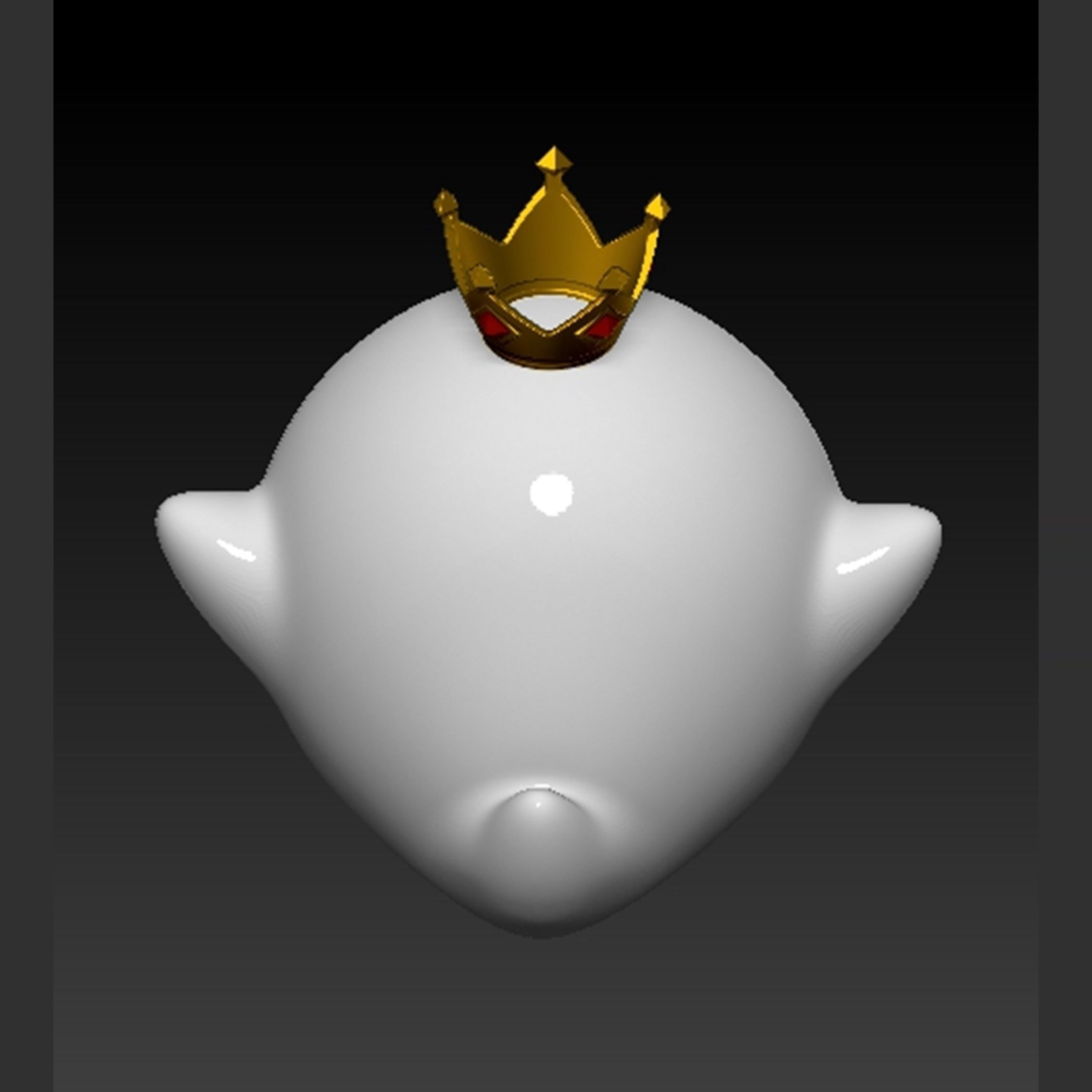 King Boo Ghost Mario 3D print model_10