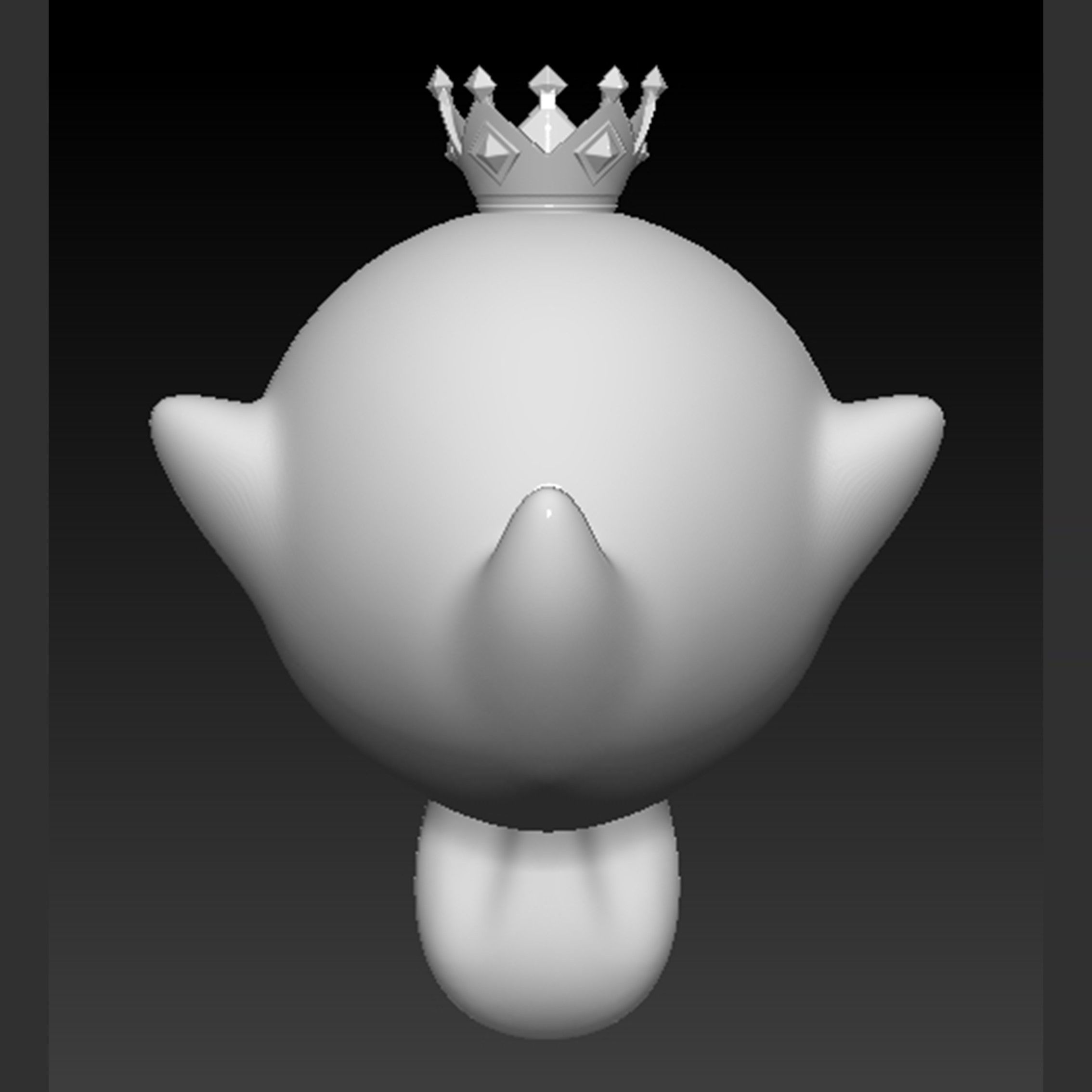King Boo Ghost Mario 3D print model_9