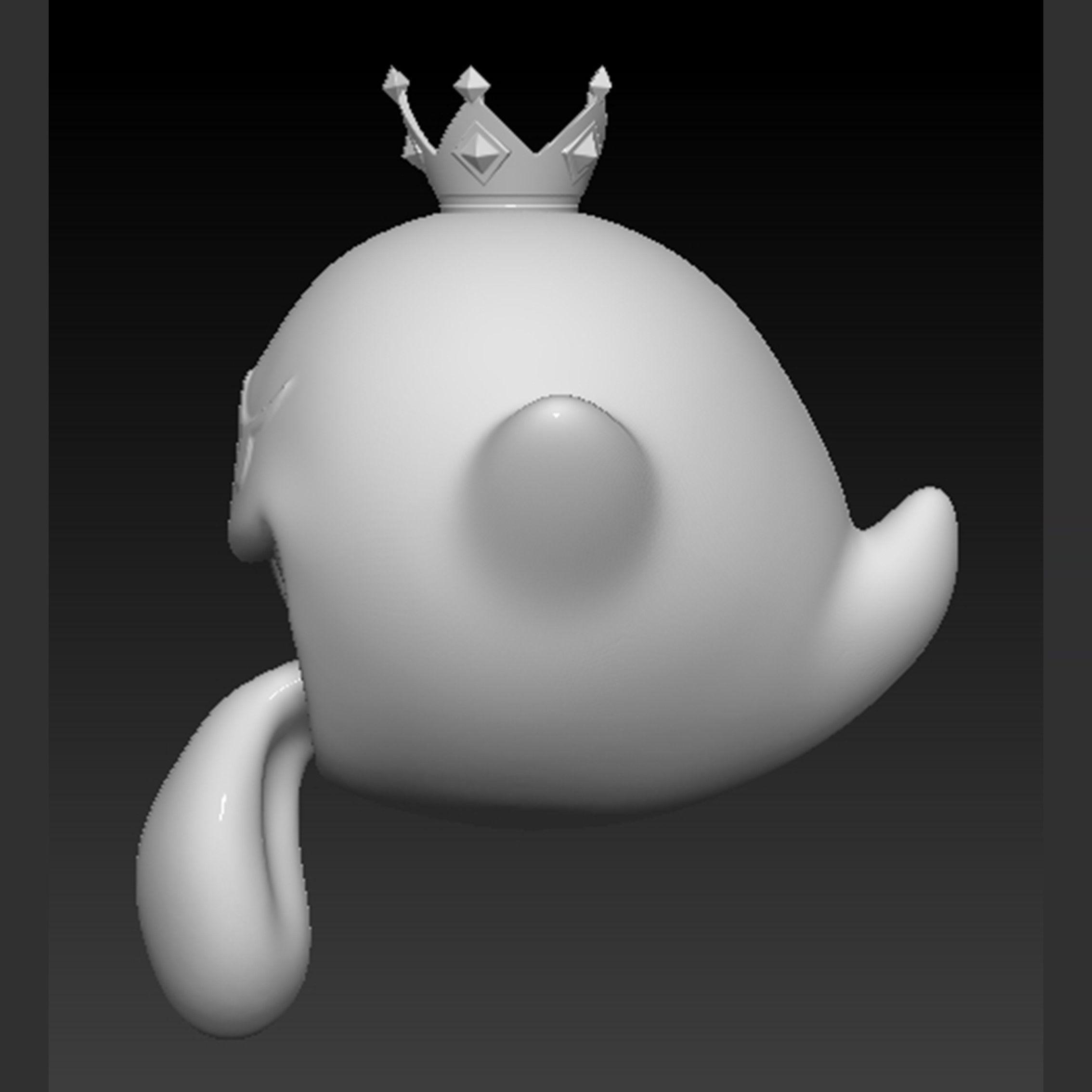 King Boo Ghost Mario 3D print model_5