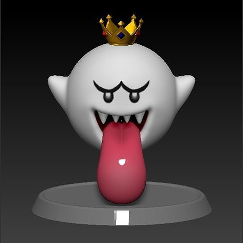 King Boo Ghost Mario Based 3D print model