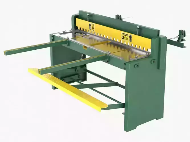Sheet Metal Shear Low-poly 3D model
