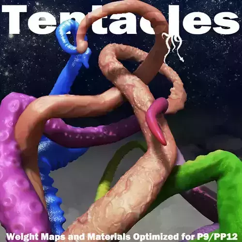 Darkseals Tentacle for Poser 3D model