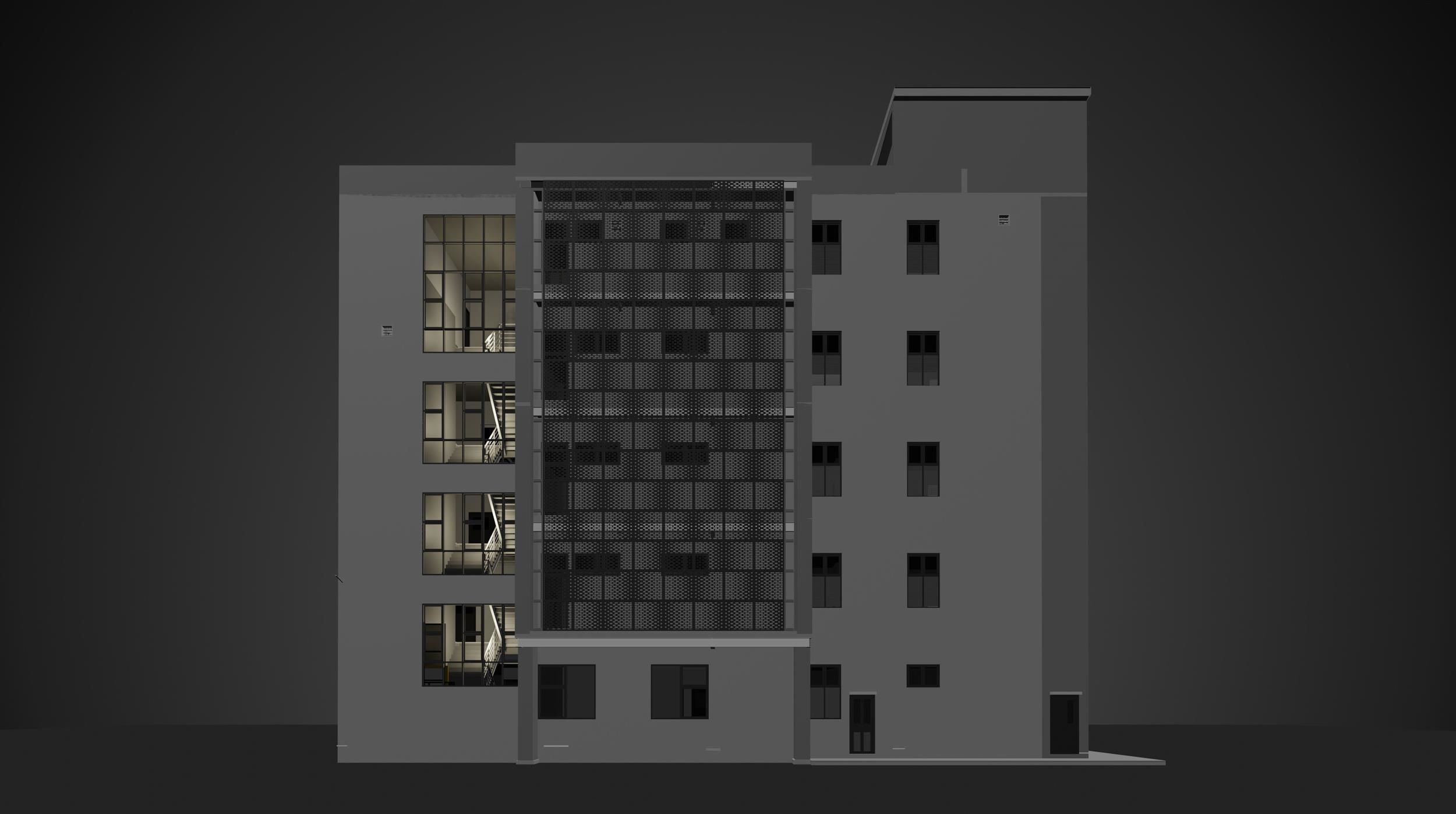 Grey Office 3D model_3
