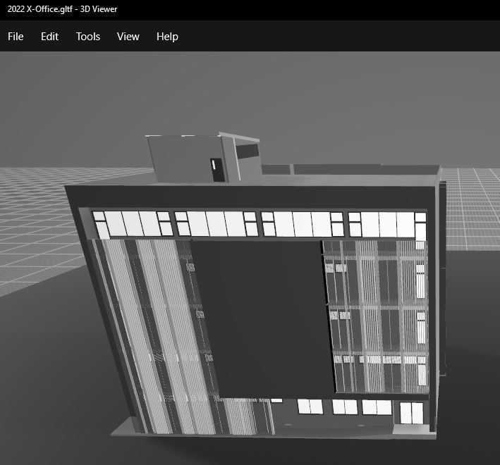Grey Office 3D model_9