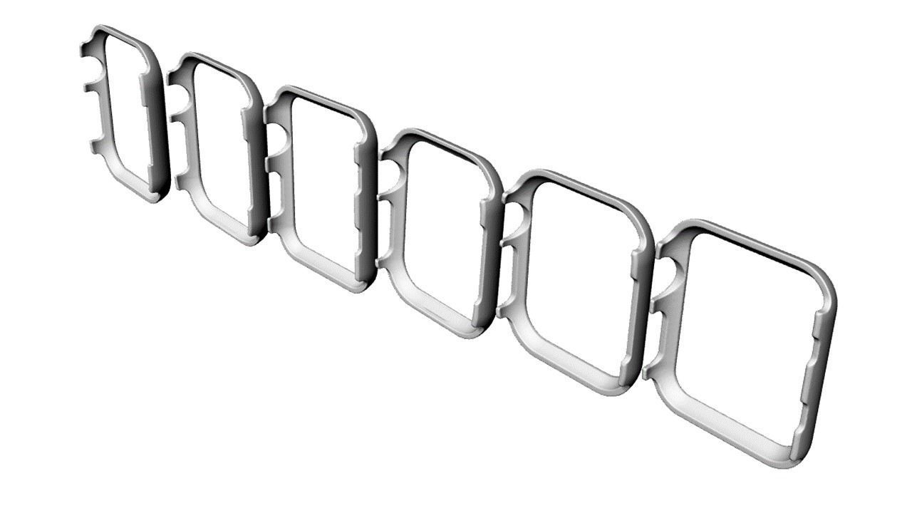 Apple Watch Case Frame Face - All sizes  3D print model_2