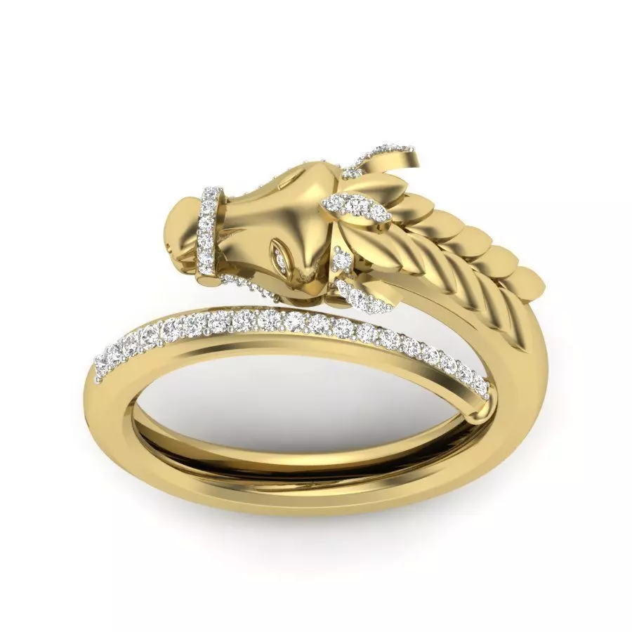 Women ring 3dm Render details 3D print model