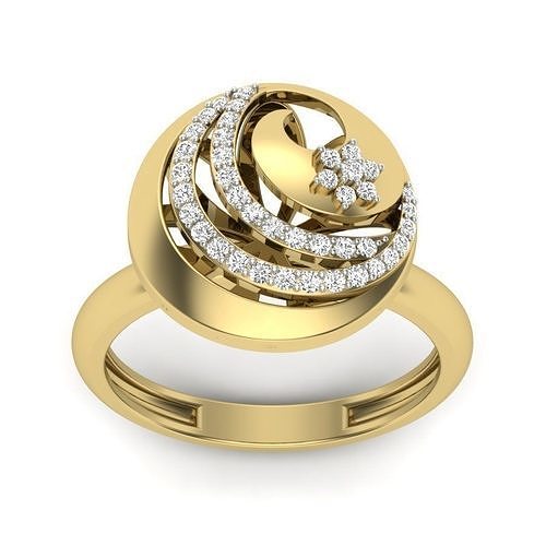 Women Vintage ring 3dm Render details 3D print model
