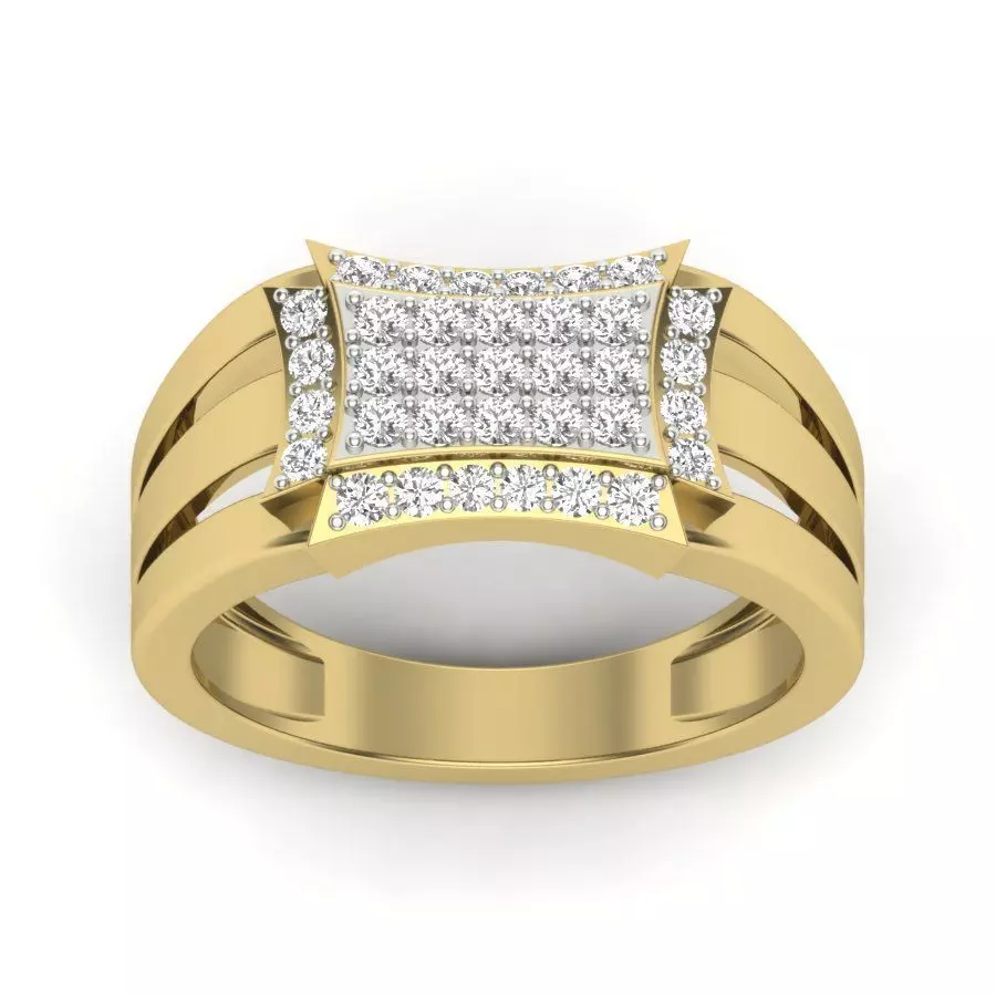 men ring 3dm Render details 3D print model_0