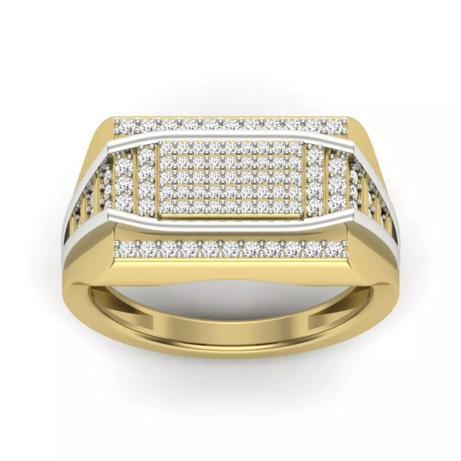 Men ring 3dm Render details 3D print model_0