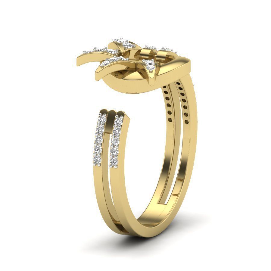 Women ring 3dm Render details 3D print model_2