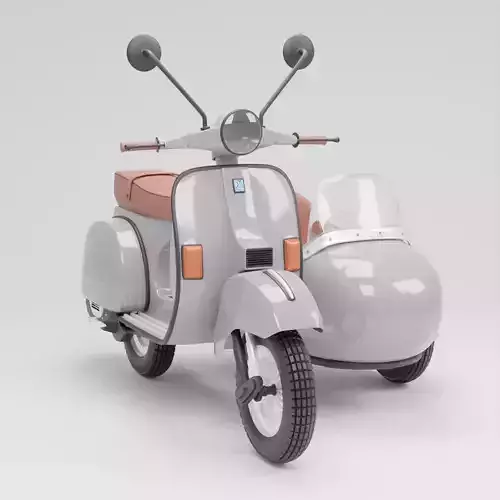 Vespa PX 125 2011 With Sideca