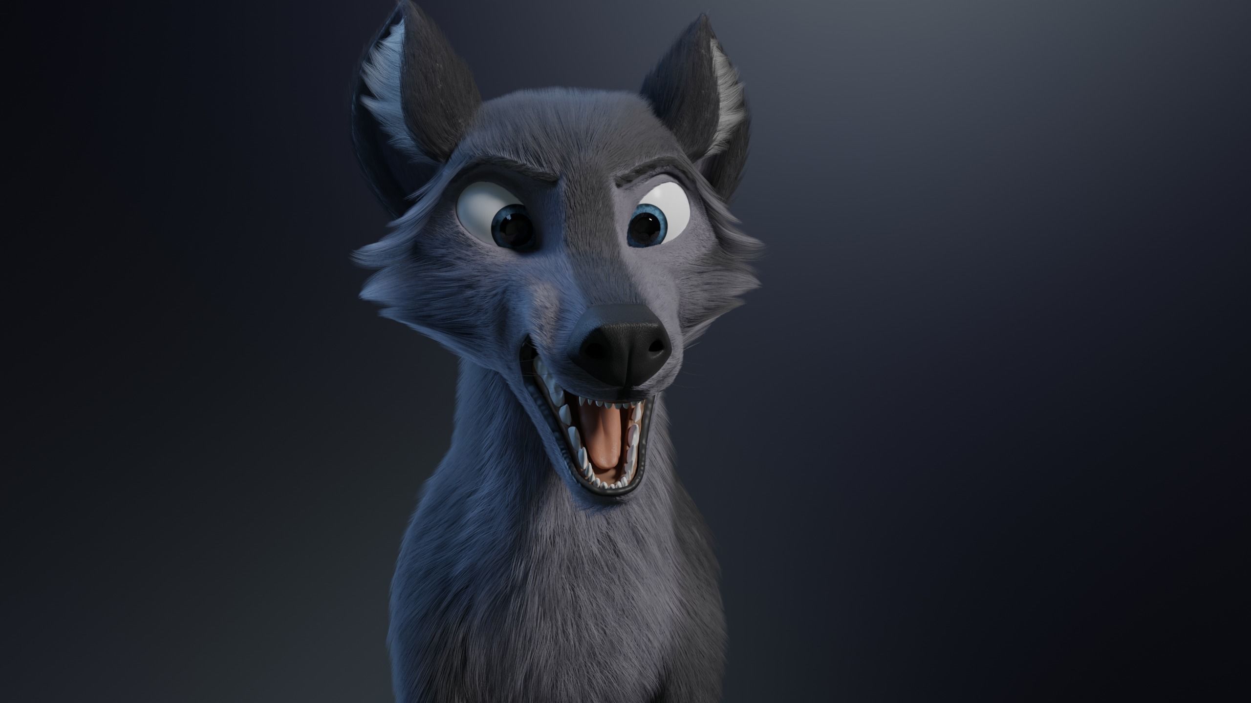 Niju Wolf 3D model_31