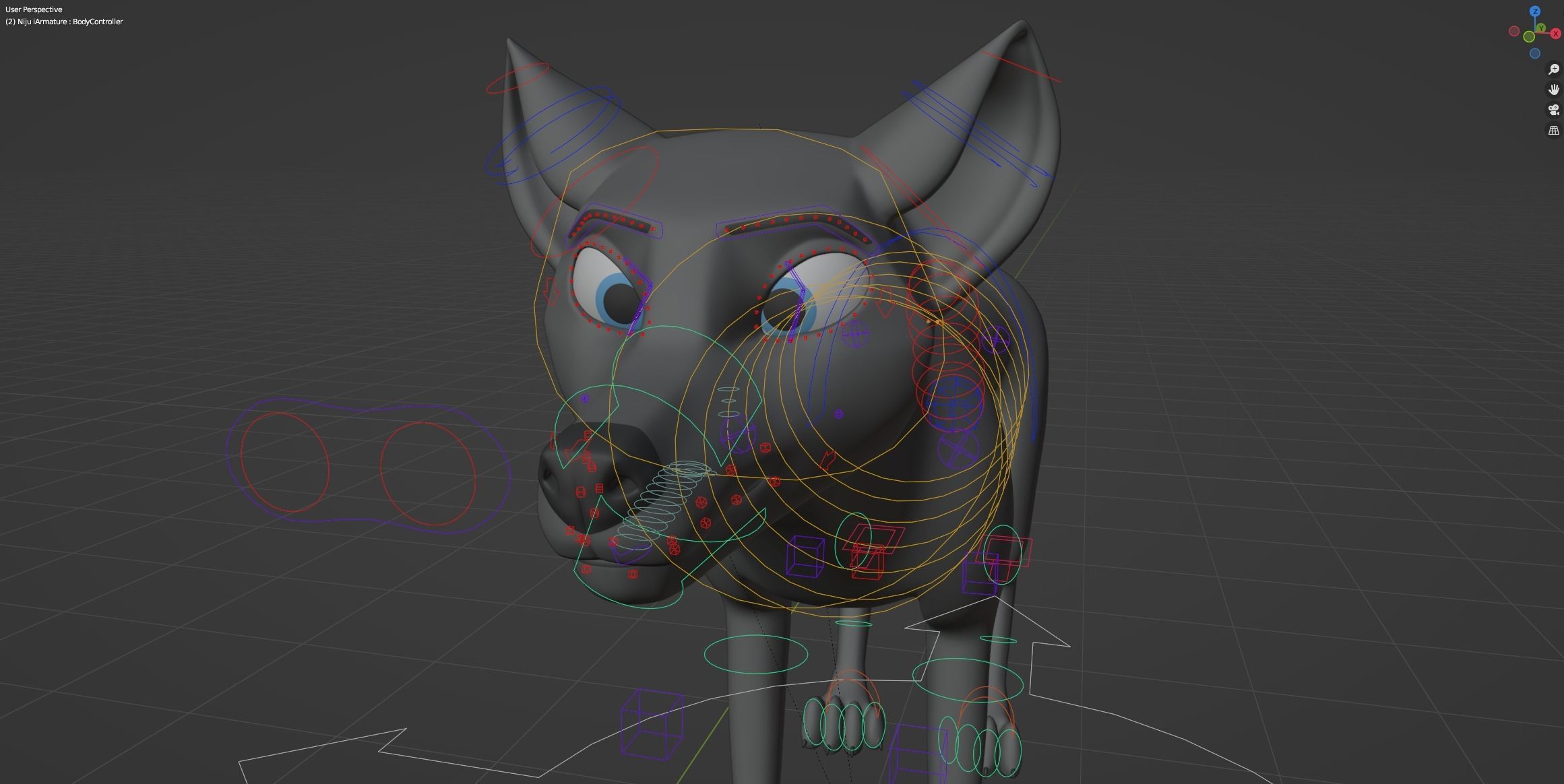 Niju Wolf 3D model_38