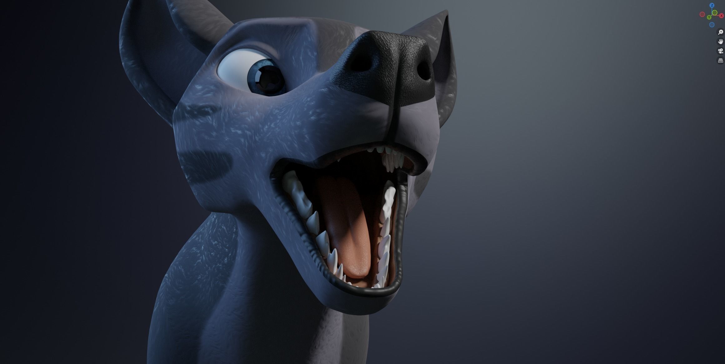 Niju Wolf 3D model_64