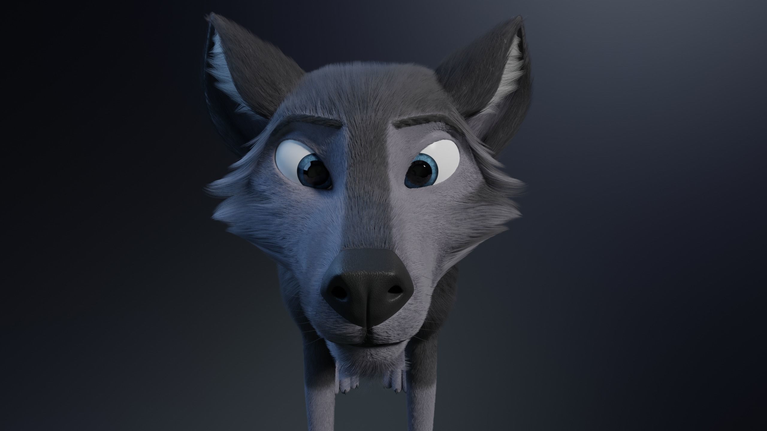 Niju Wolf 3D model_3