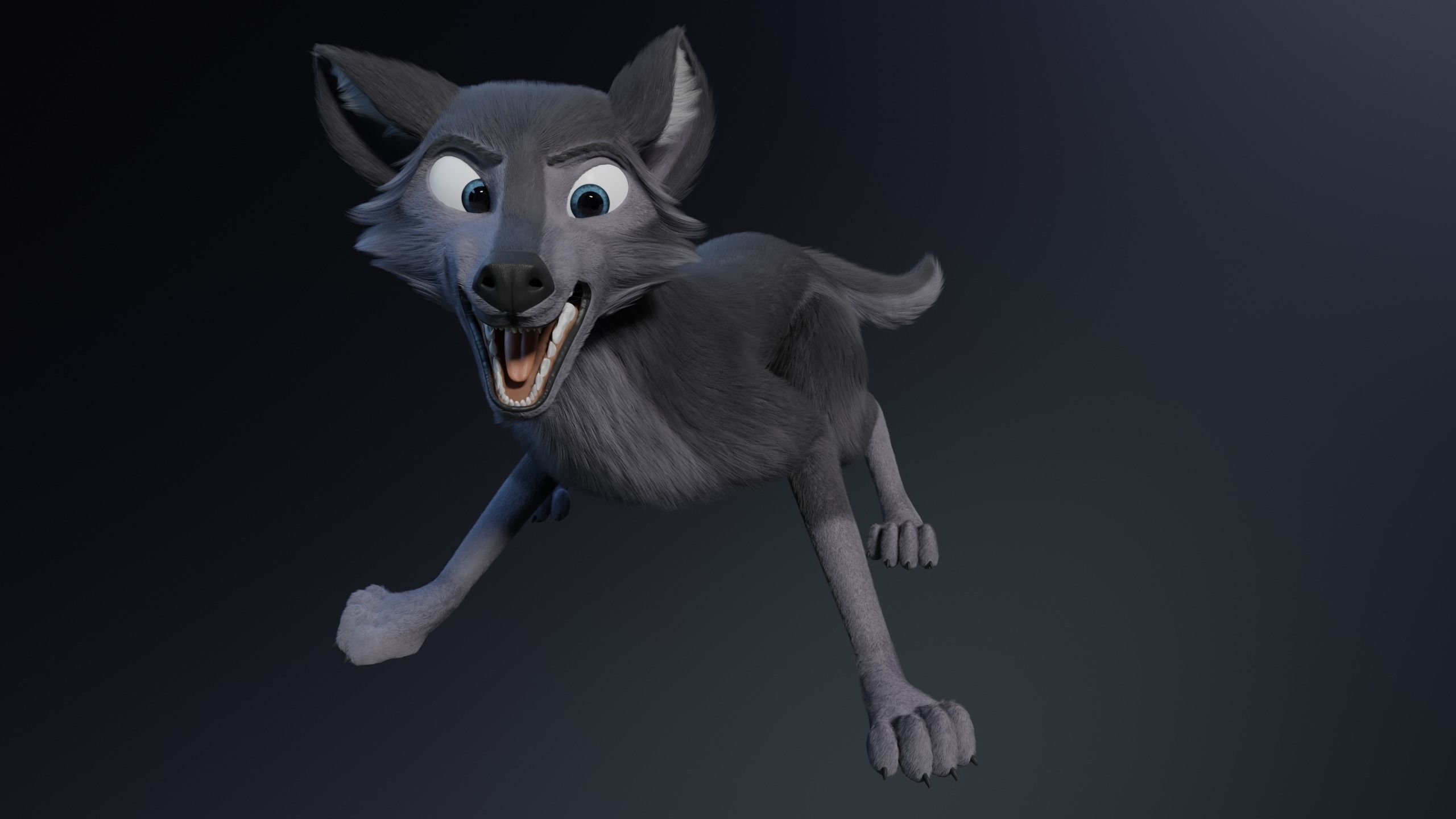 Niju Wolf 3D model_22