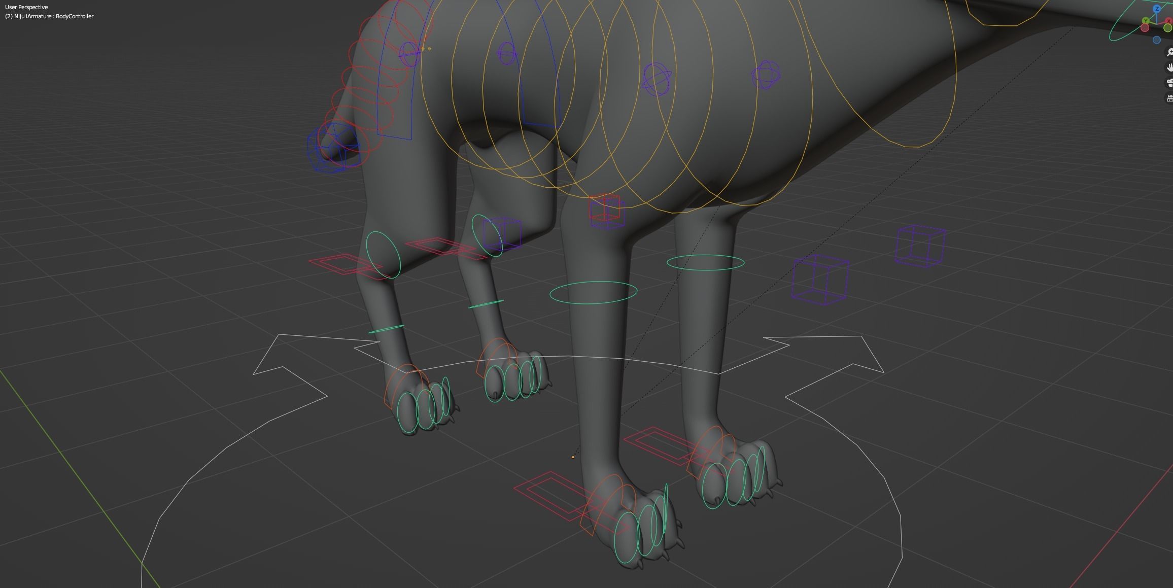 Niju Wolf 3D model_37