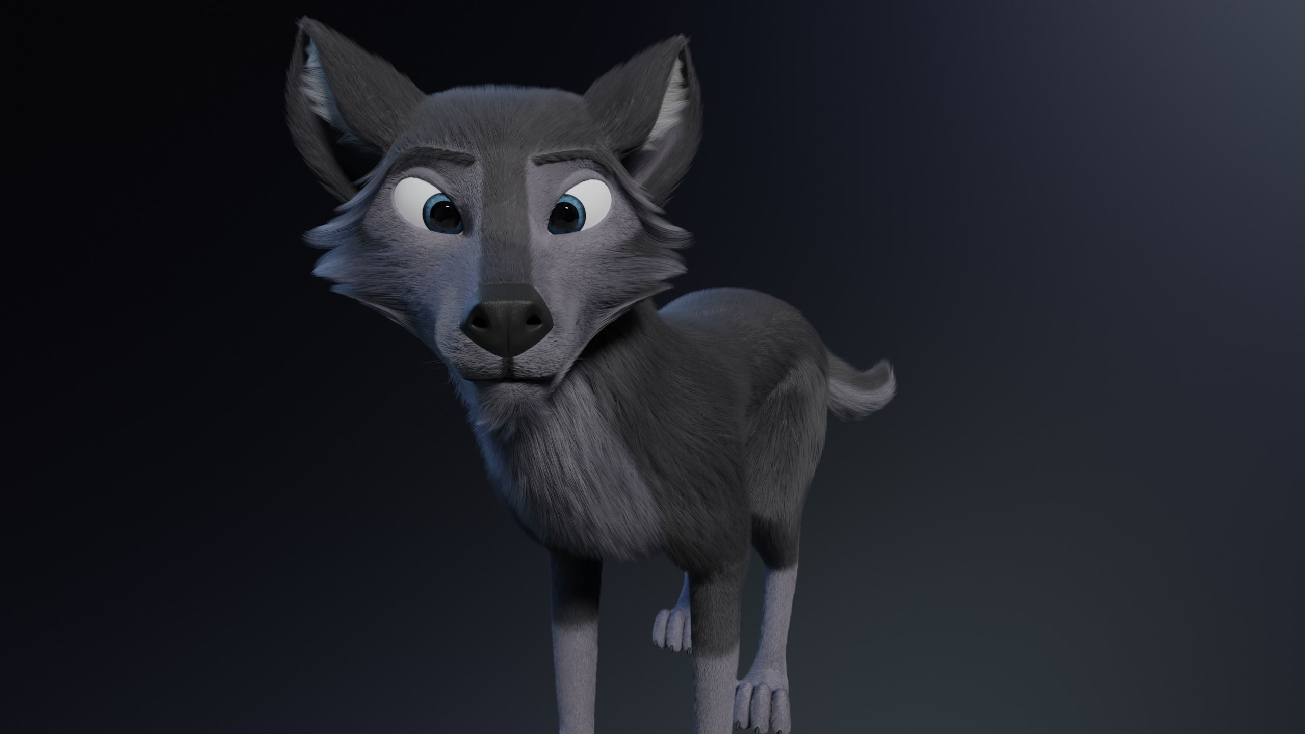 Niju Wolf 3D model_16