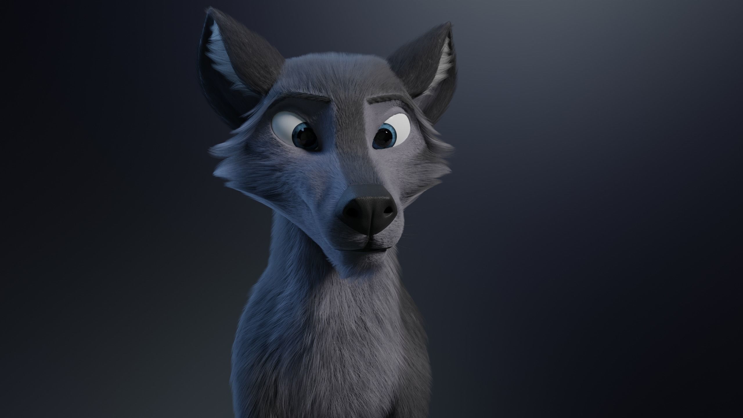 Niju Wolf 3D model_26