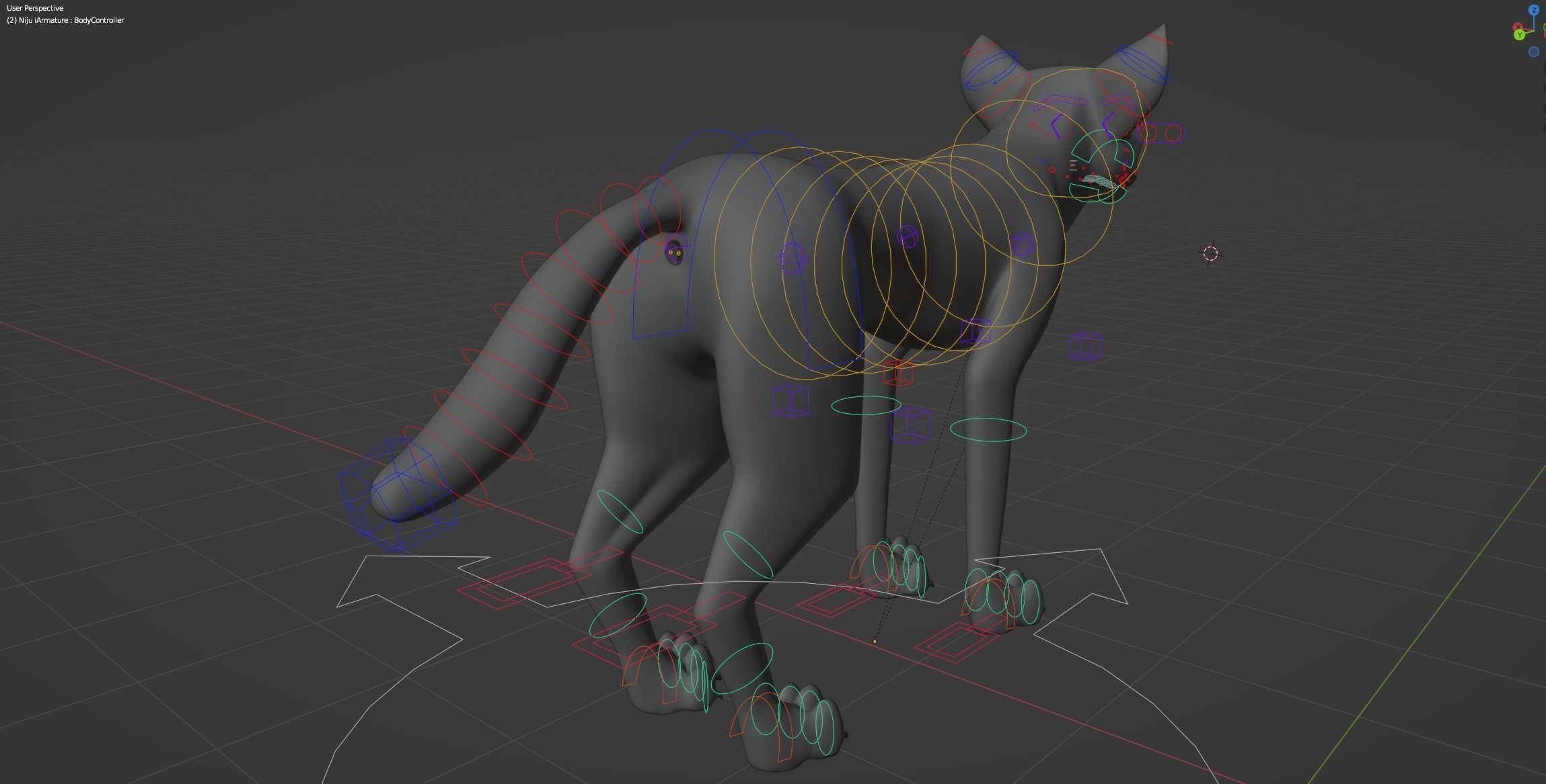 Niju Wolf 3D model_36