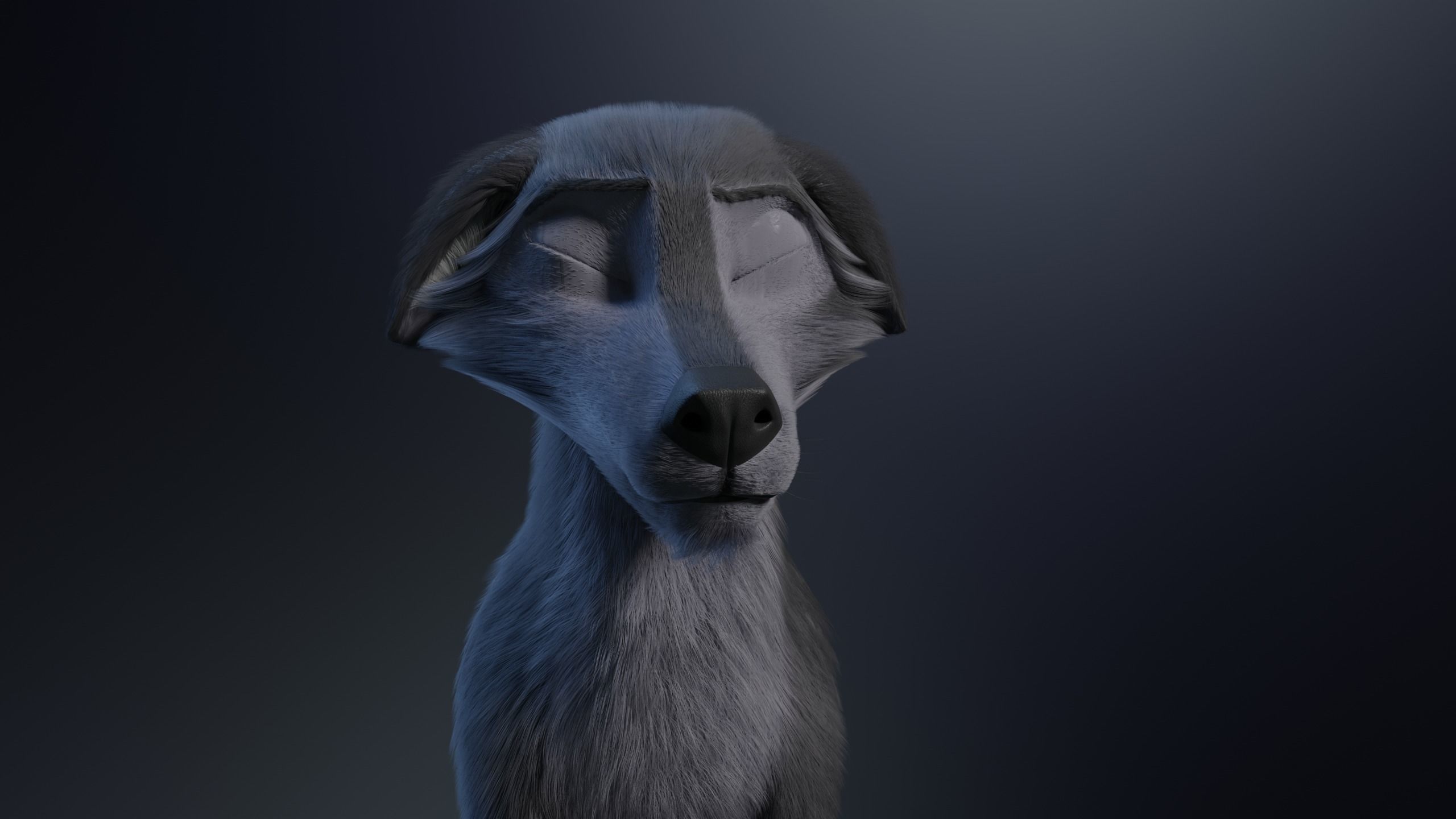 Niju Wolf 3D model_28