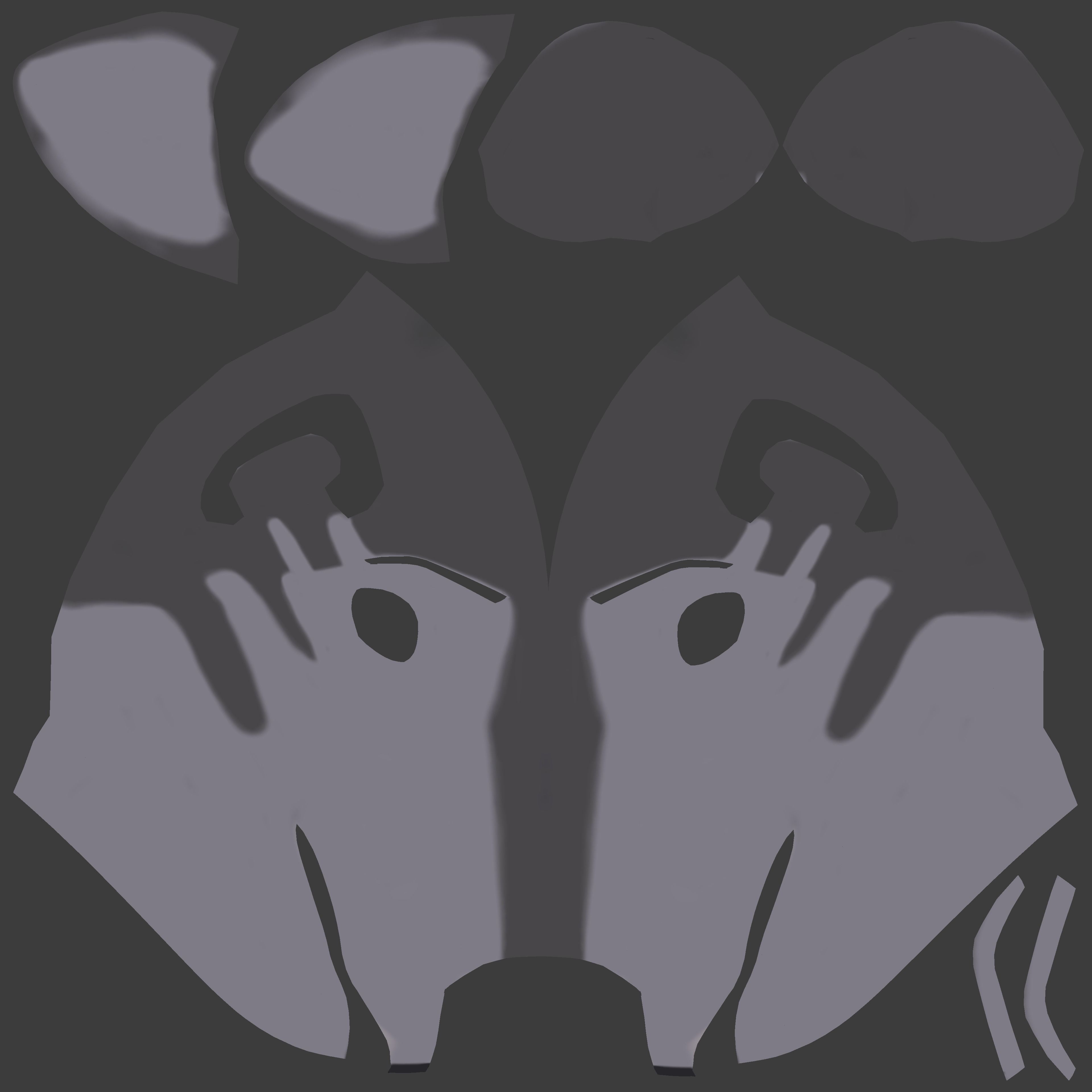 Niju Wolf 3D model_69