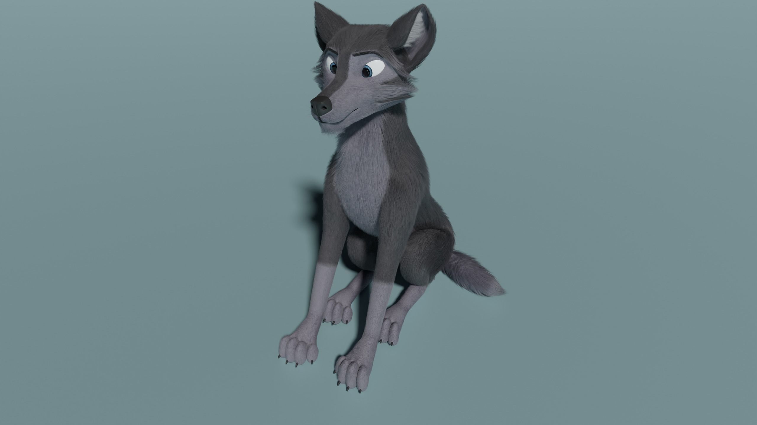 Niju Wolf 3D model_32