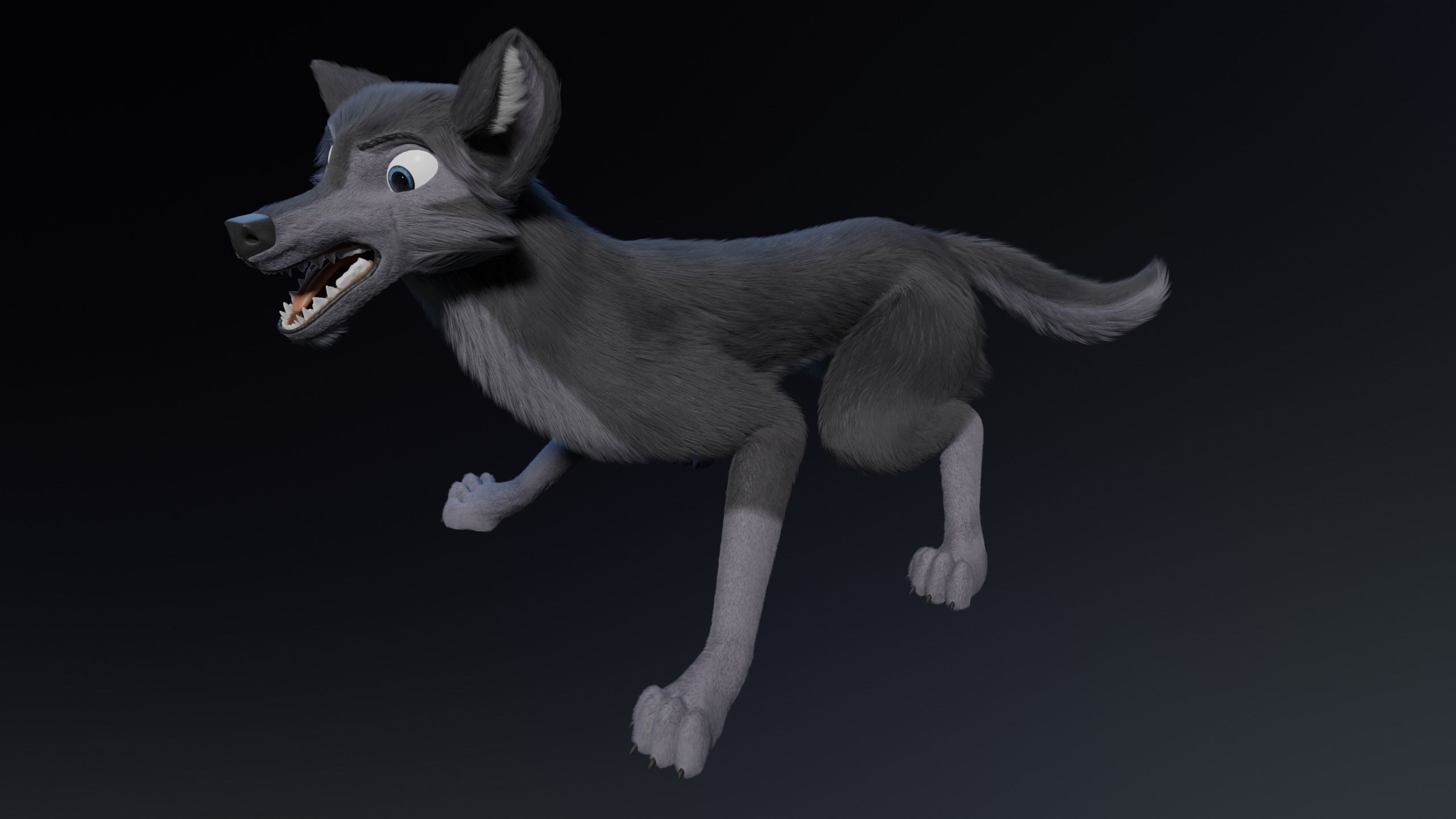 Niju Wolf 3D model_23