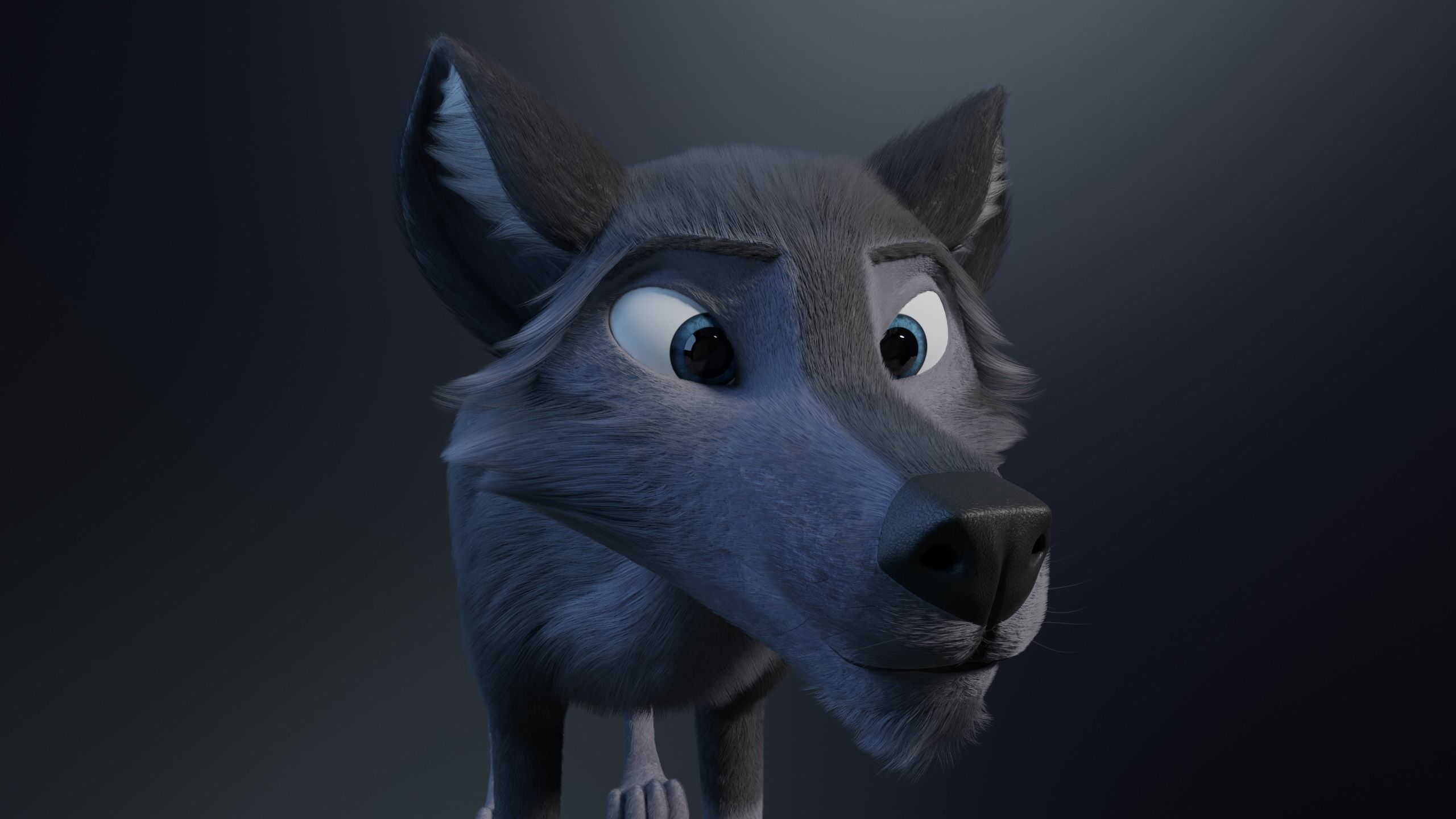 Niju Wolf 3D model_2