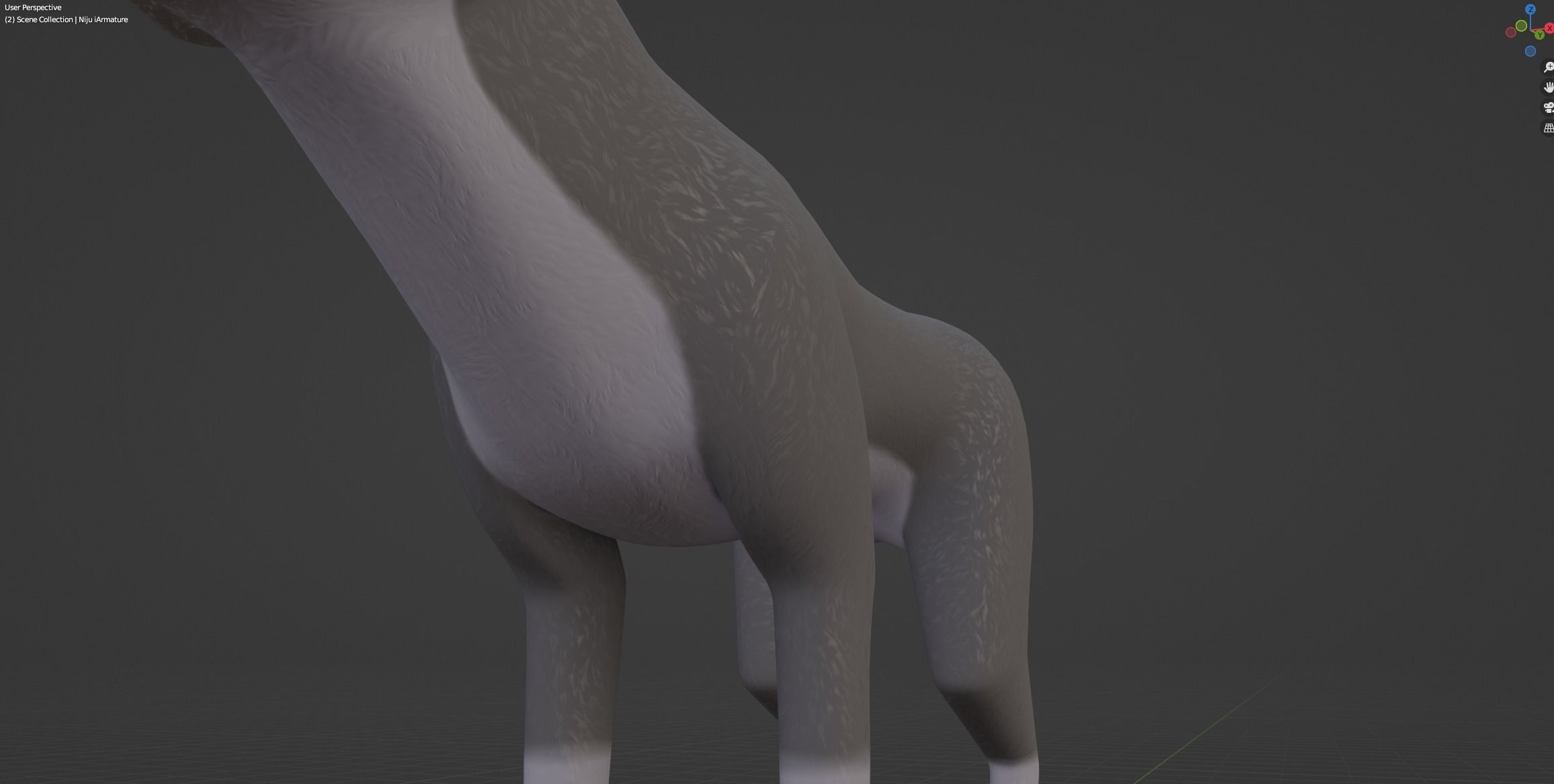 Niju Wolf 3D model_44