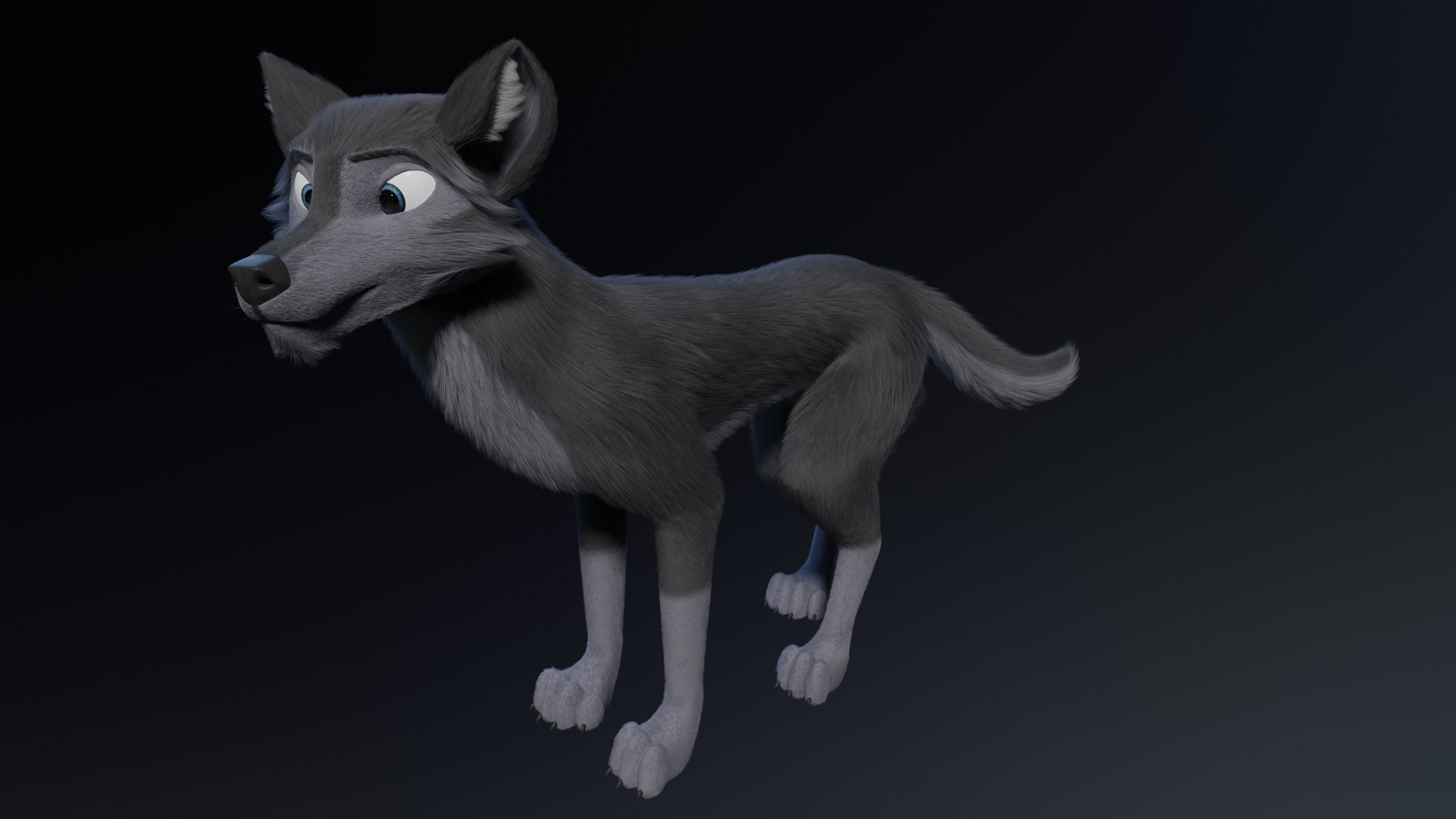 Niju Wolf 3D model_18