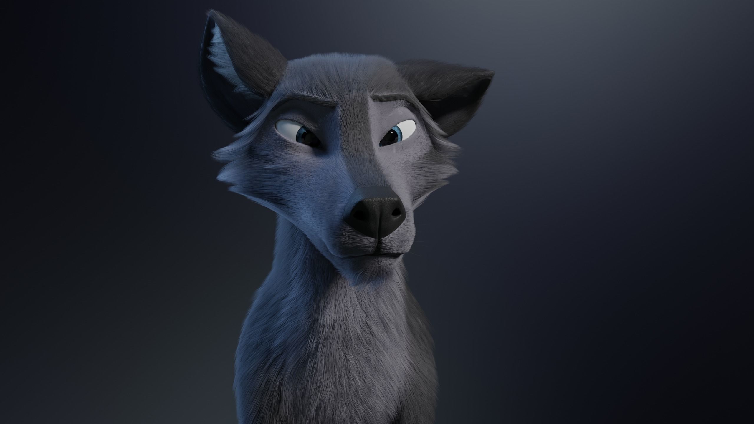 Niju Wolf 3D model_30