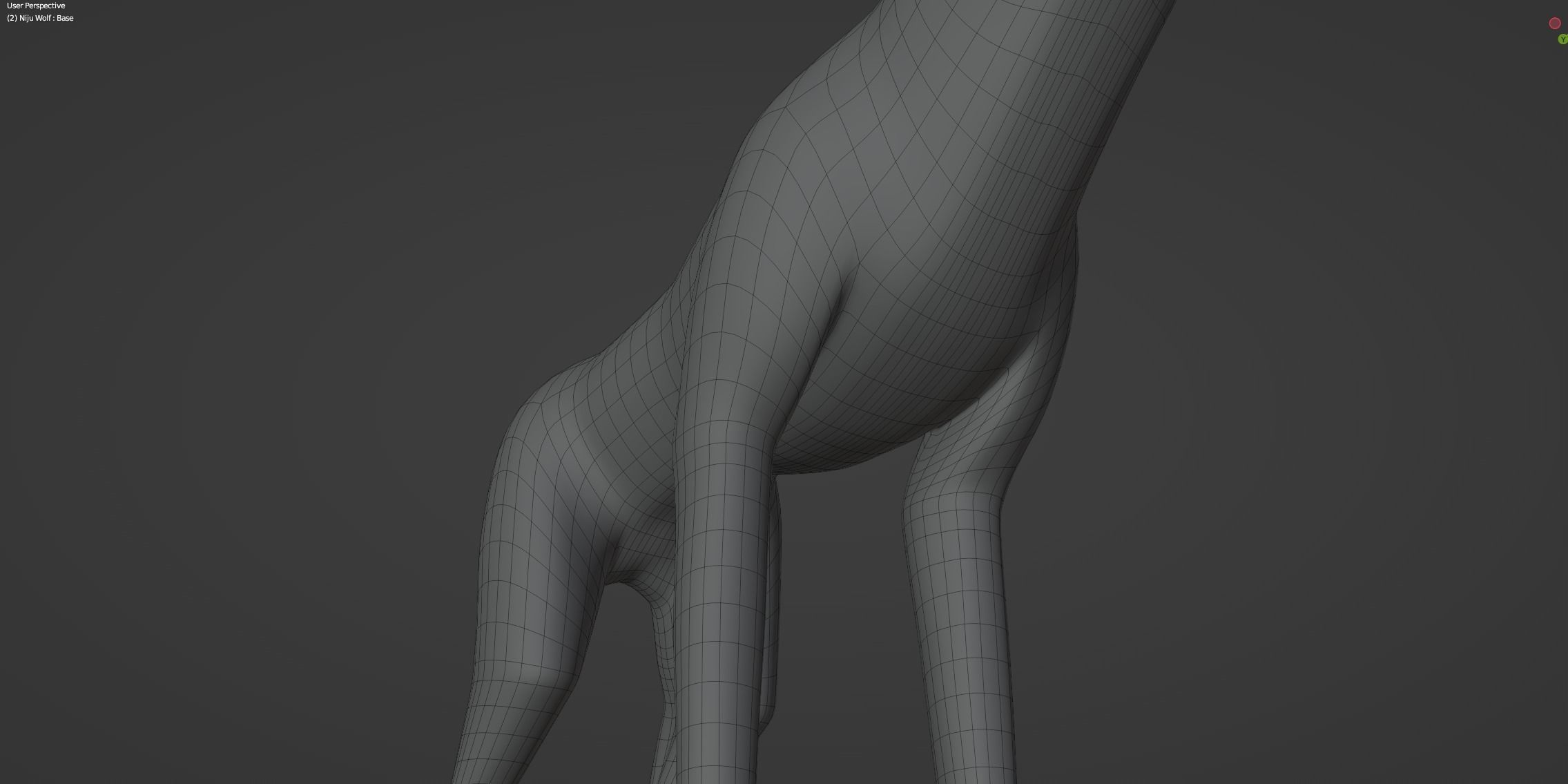 Niju Wolf 3D model_51