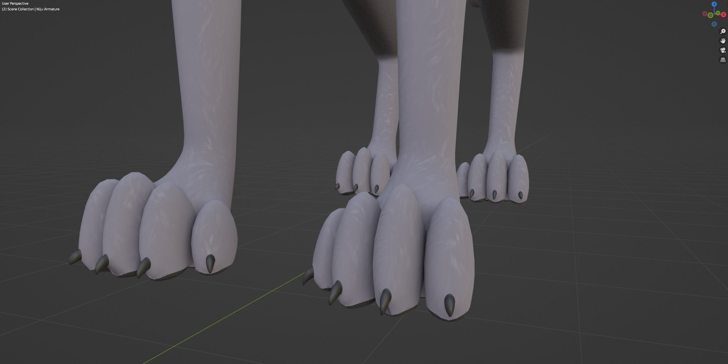 Niju Wolf 3D model_45