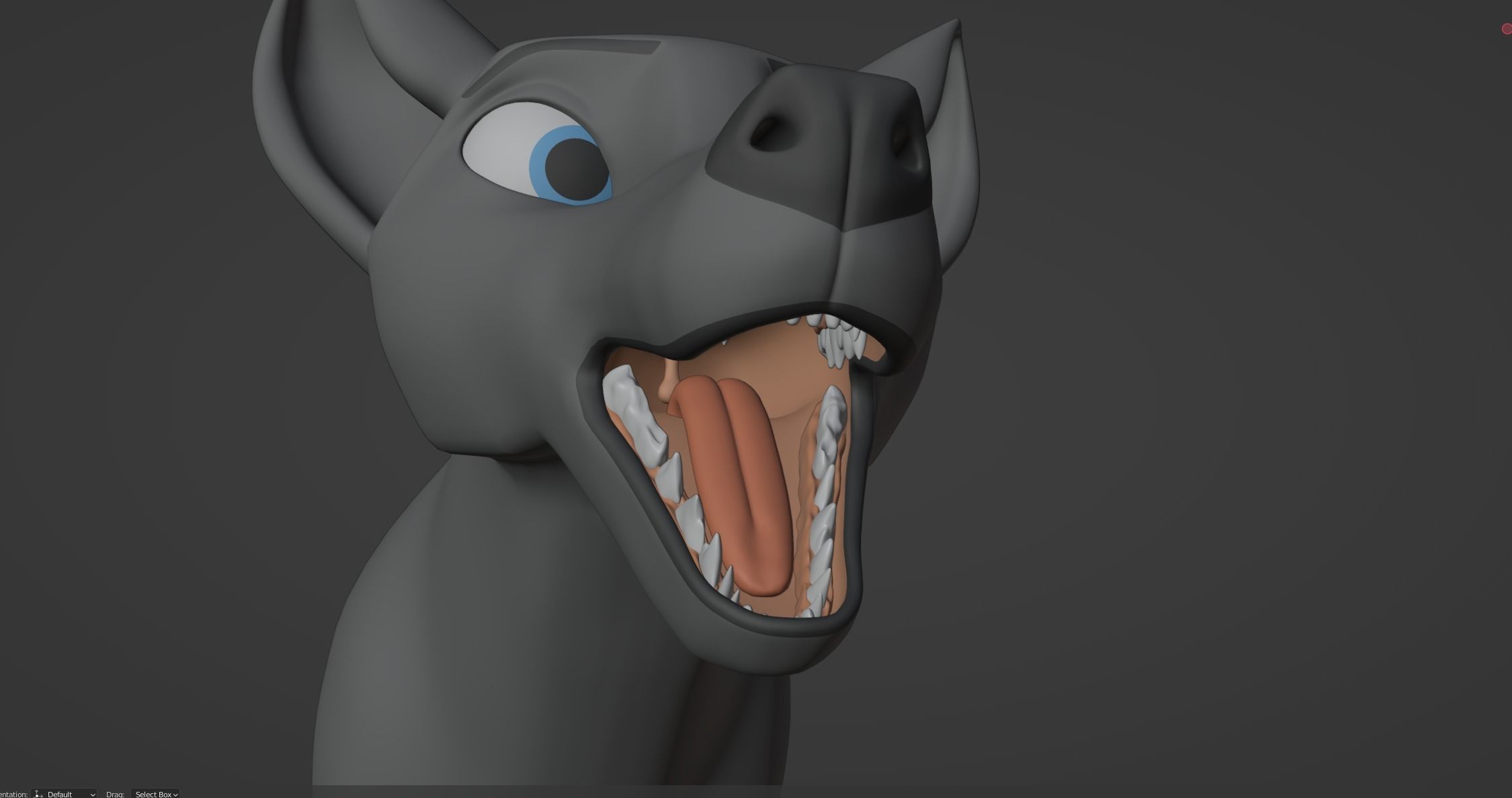 Niju Wolf 3D model_62