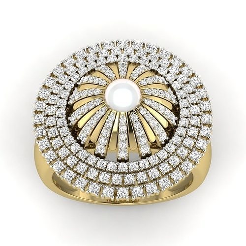 Women ring 3dm Render details 3D print model