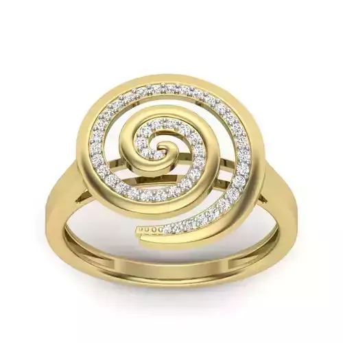 Women circular ring 3dm Render details 3D print model