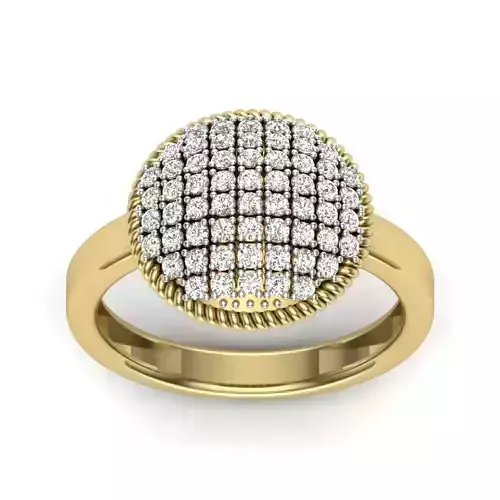 Women diamond ring 3dm Render details