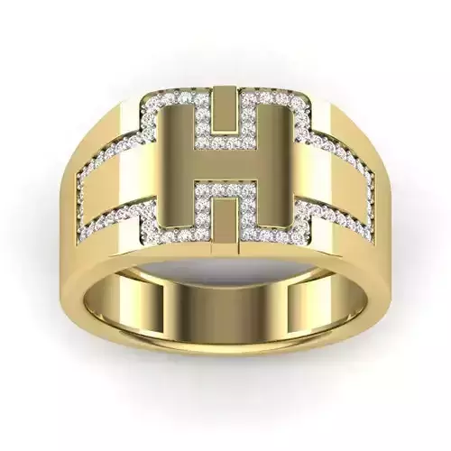 men ring 3dm Render details 3D print model