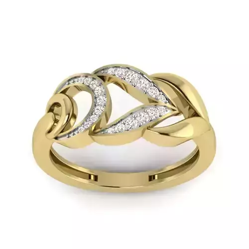 Women cocktail ring 3dm Render details