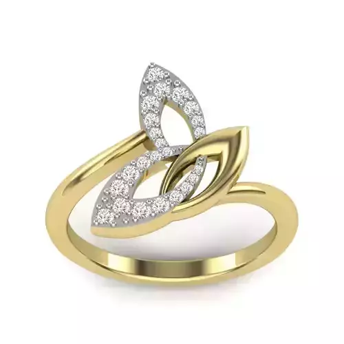 Women cocktail ring 3dm Render details