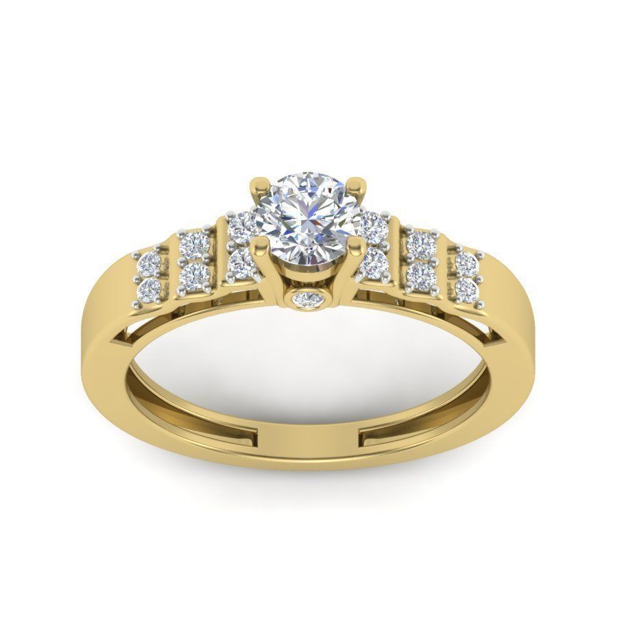 Women ring 3dm Render details 3D print model_8