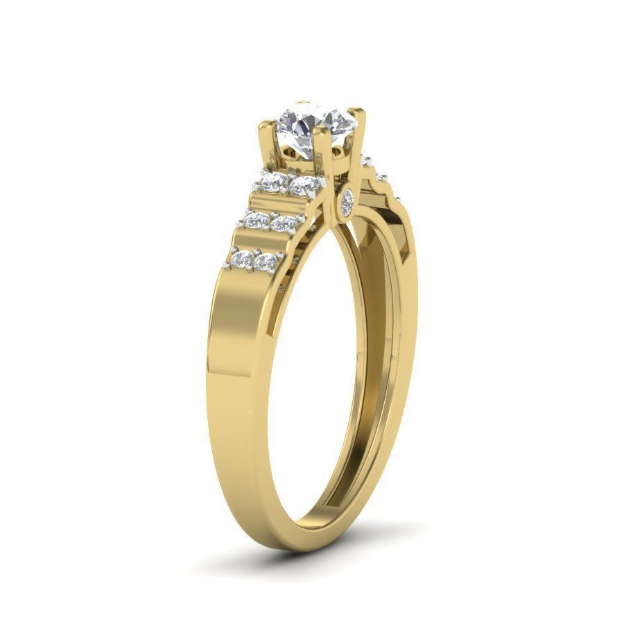 Women ring 3dm Render details 3D print model_2