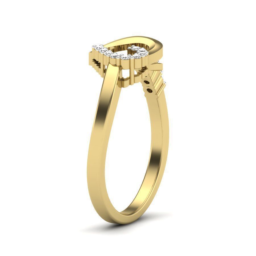 Women ring 3dm Render details 3D print model_2