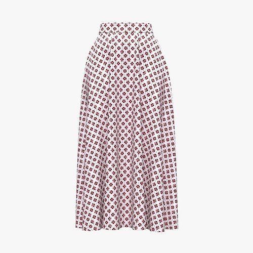 Fashionable Long Skirt Design 3D model