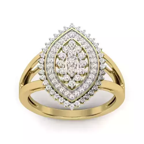 Women cocktail ring 3dm Render details