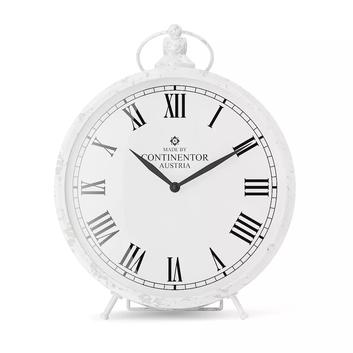 White Clock 3D model_0